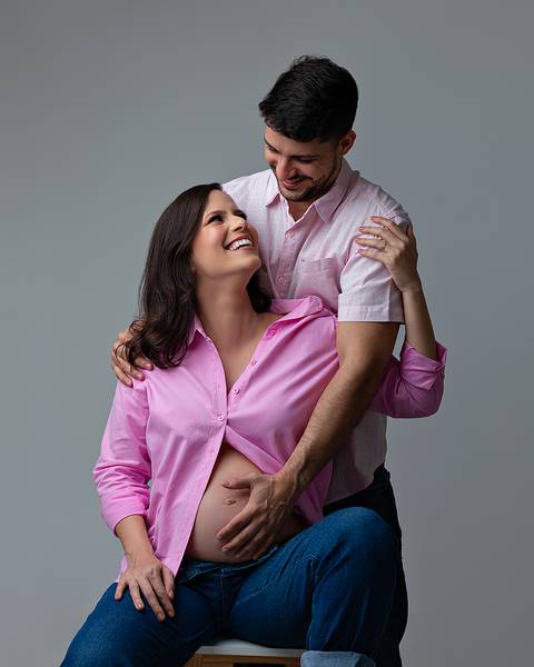 Ensaio de Gestante em estúdio em Natal/RN'