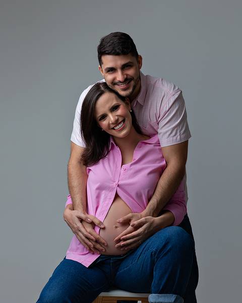 Ensaio de Gestante em estúdio em Natal/RN'