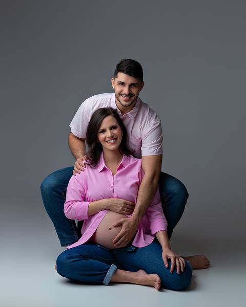 Ensaio de Gestante em estúdio em Natal/RN'