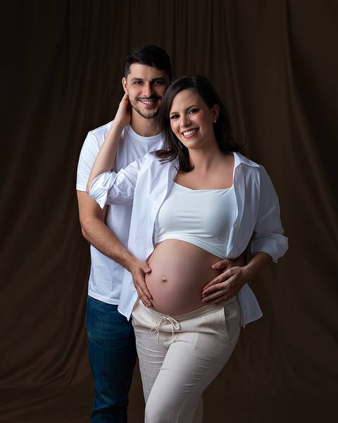 Ensaio de Gestante em estúdio em Natal/RN'