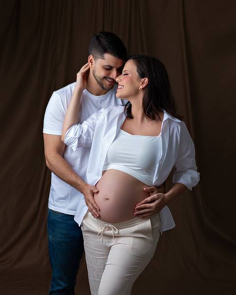 Ensaio de Gestante em estúdio em Natal/RN'