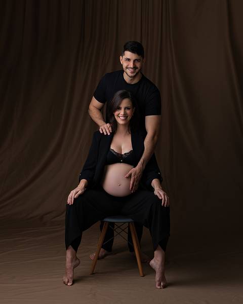 Ensaio de Gestante em estúdio em Natal/RN'