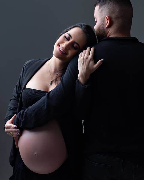 ensaio gestante em estúdio em natal/rn'