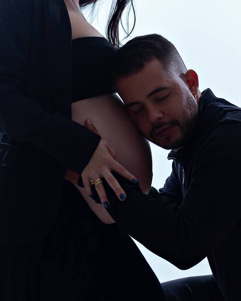 ensaio gestante em estúdio em natal/rn'