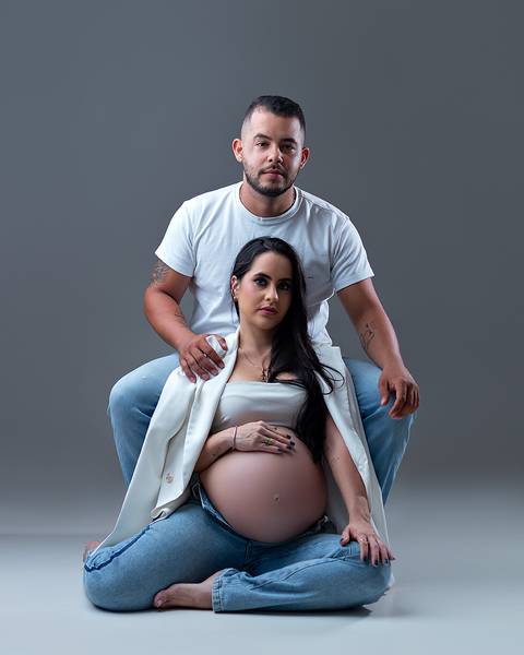 ensaio gestante em estúdio em natal/rn'