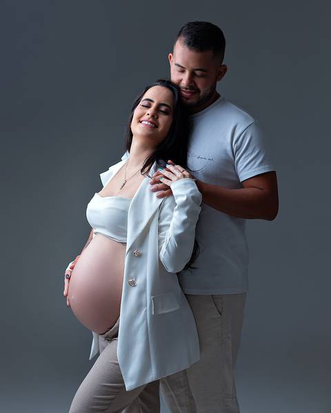 ensaio gestante em estúdio em natal/rn'