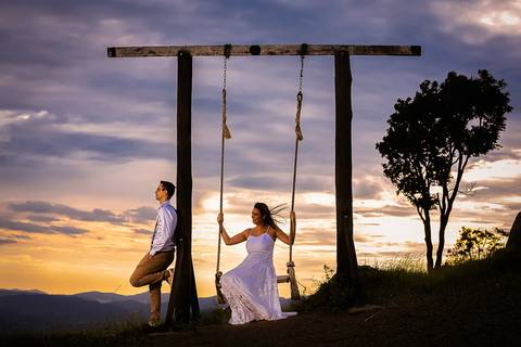 Pré wedding no apê e casamento '