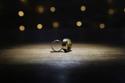 alianças de casamento'