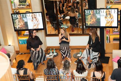 Silvia Rogar, Lolita Hannud  e  Camila Garcia'