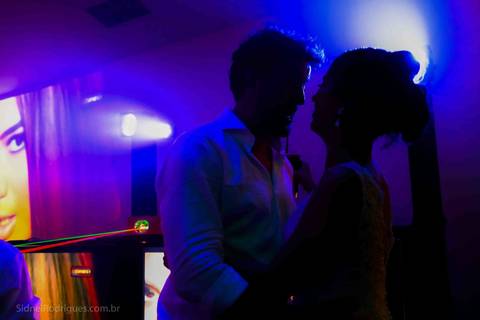 Festa de casamento criativa'