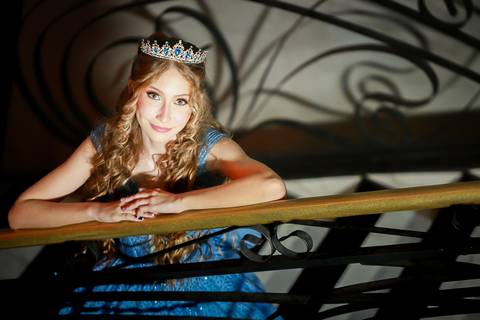 Azul Tiffany para festa de 15 anos'