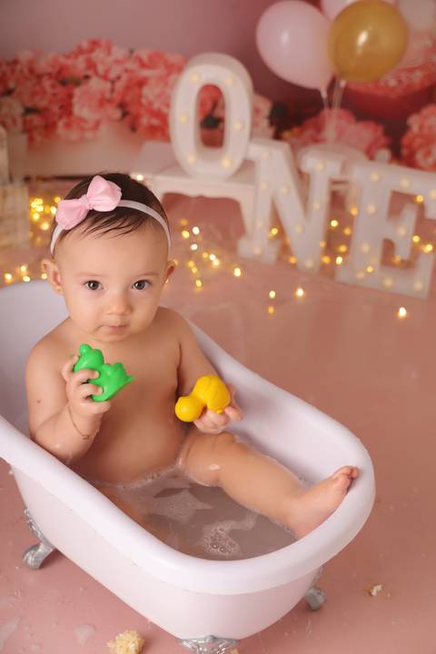 smash the cake luxo, ensaio um ano  no tatuape, ensaio para comemorar aniversario, fotografa de bebe, ensaio do banho, splash baby'