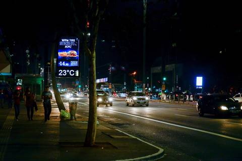 avenida paulista a noite'