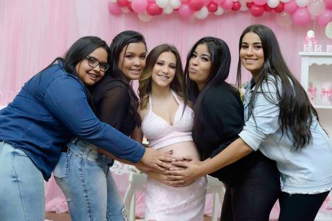 Fotografa de festa, aniversario, cha de bebe, cha revelacao, Tatuape, Mooca. Cha de fraldas rosa'