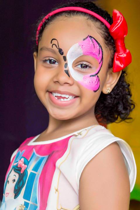 fotografa infantil e aniversario no tatuape, maquiagem de criança em evento'