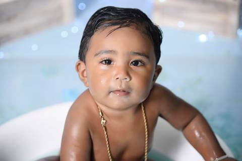 ensaio com agua de bebe, ensaio de um aninho, ensaio apos o smash'