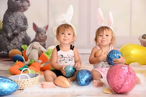 ensaio pascoa gemeos tatuape, fotografa de gemeos'