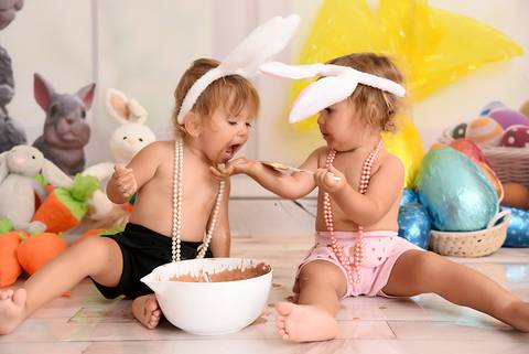 ensaio pascoa tatuape, ensaio de gemeas, fotografa de gemeos'