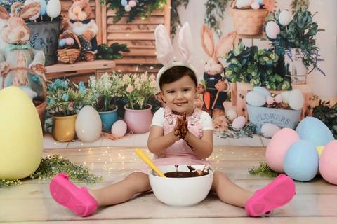 Ensaio de Páscoa com chocolate '