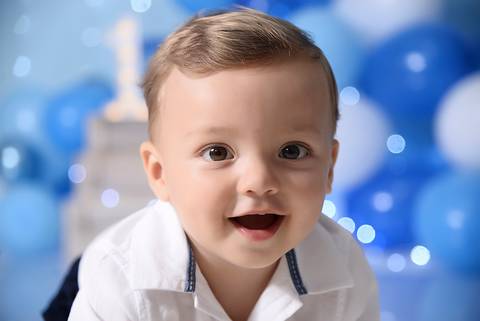 smash the cake degrade azul, smash the cake tatuape, fotografa de bebe no tatuape'