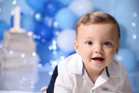 smash the cake degrade azul, aniversario um ano em estudio, ensaio de aniversario Tatuape, fotografa Tatuape'