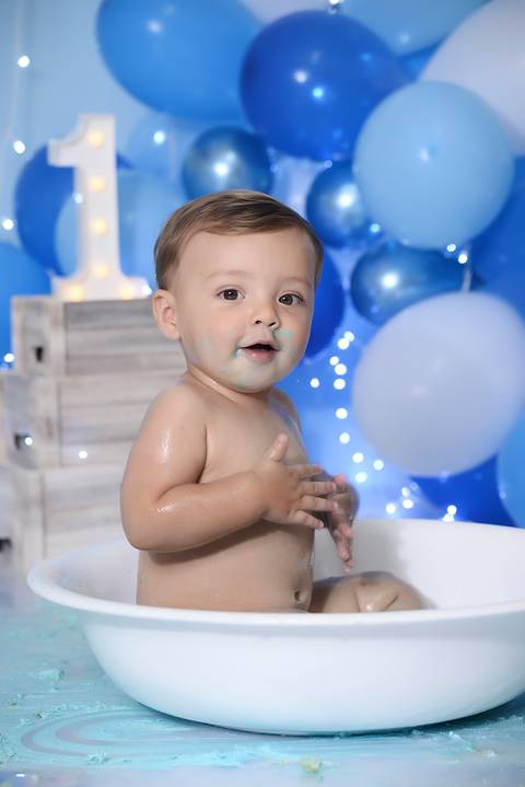 ensaio do banho, splash baby tatuape, fotografa tatuape, ensaio um ano'