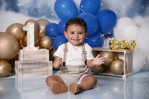 ensaio um ano, smash the cake pequeno principe, fotografo no tatuape'