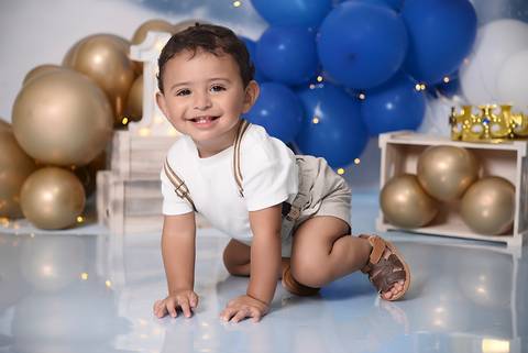 ensaio um ano smash the cake pequeno principe, fotografo infantil no tatuape'