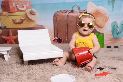 ensaio de verao, ensaio temático tatuapé, fotografa infantil tatuape, karol endrigue fotografia infantil, ensaio 8 meses, bebe com oculos de sol'