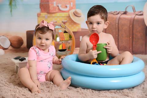 ensaio de verao, ensaio temático tatuapé, fotografa infantil tatuape, karol endrigue fotografia infantil, ensaio 10 meses, ensaio de irmãos, foto de irmãos, ensaio infantil tema praia'