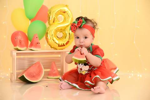 ensaio infantil, ensaio 8 meses, ensaio acompanhamento, acompanhamento infantil, fotografa tatuape, ensaio de bebe, ensaio mensal de bebe, fotografo infantil, ensaio com balao e fruta'