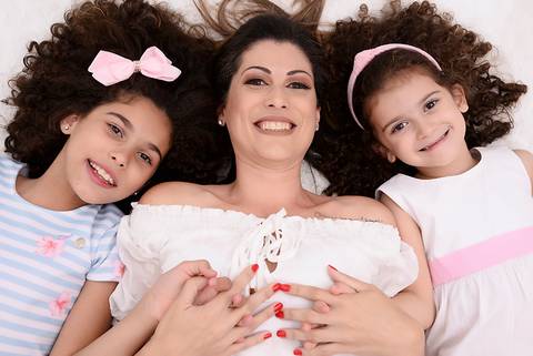ensaio dia das maes, ensaio mae e filhas, ensaio infantil, estudio fotografico tatuape, ensaio clean, ensaio com as filhas'