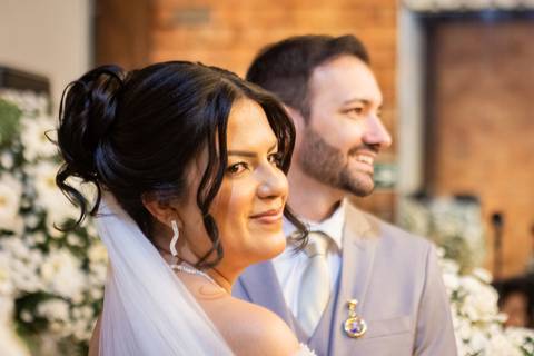 noivos thayane e luiz casamento'