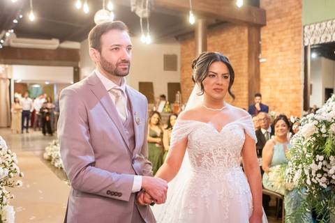 noivos thayane e luiz casamento'
