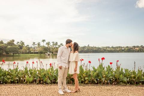 fotos de casal na Pampulha'