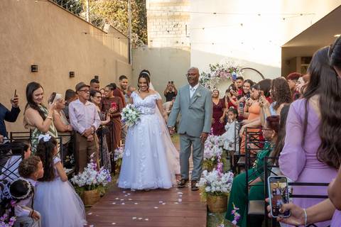 casamento no Espaço Roma'