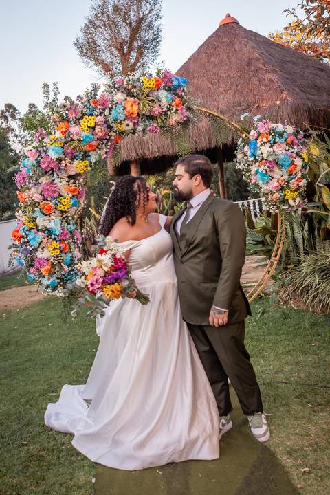 Fotografia de casamento natural e elegante'