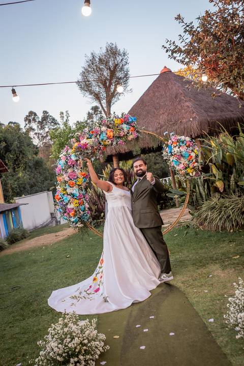 Fotografia de casamento natural e elegante'