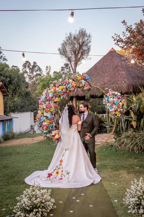 Fotografia de casamento natural e elegante'