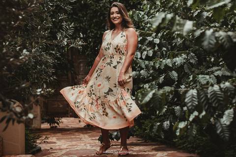 Ensaio em Araguari no Casarão Rosa Nadine escolheu a melhor forma de registrar uma data tão importante de sua vida.'