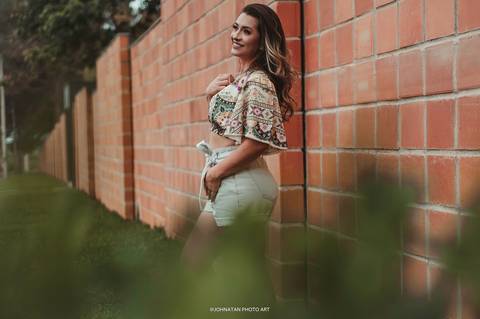 Ensaio em Araguari no Casarão Rosa Nadine escolheu a melhor forma de registrar uma data tão importante de sua vida.'