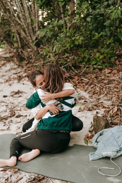 Retiro de Yoga realizado em meio à natureza em Ubatuba'