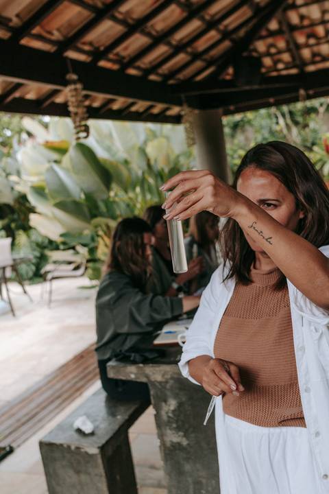 Workshop e Vivência durante retiro em Ubatuba'