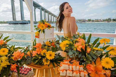 aniversario, 15 anos, em barco, litoral norte, natal, praia da redinha, fim de tarde, festa,  por do sol, diversão, decoracao, festa, amizade, familia, '
