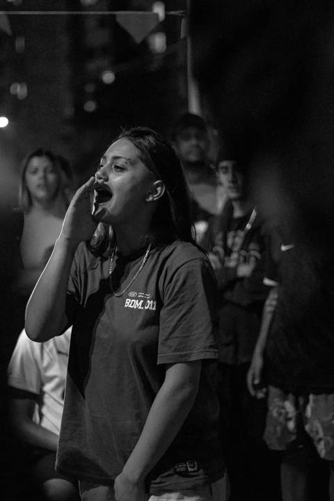 batalha do celeste a rimadora grita a abertura da batalha '