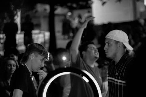 batalha do celeste encerramento da batalha, onde é aunciado o vencedor, escolhido pela plateia'