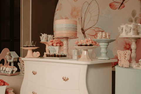 chá de bebê da maya outra fotografia da decoração completa'