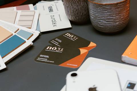 cartões de visita da leticia e da nicole, da sua marca pessoal nós31'