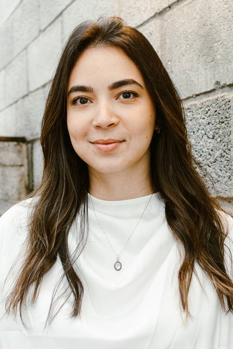 rosto de nicole enquadrado na fotografia'