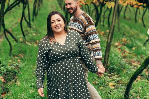 ensaio de inverno pré wedding na serra gaucha daniela radavelli fotografia outono no vale dos vinhedos ensaio de casal no frio '